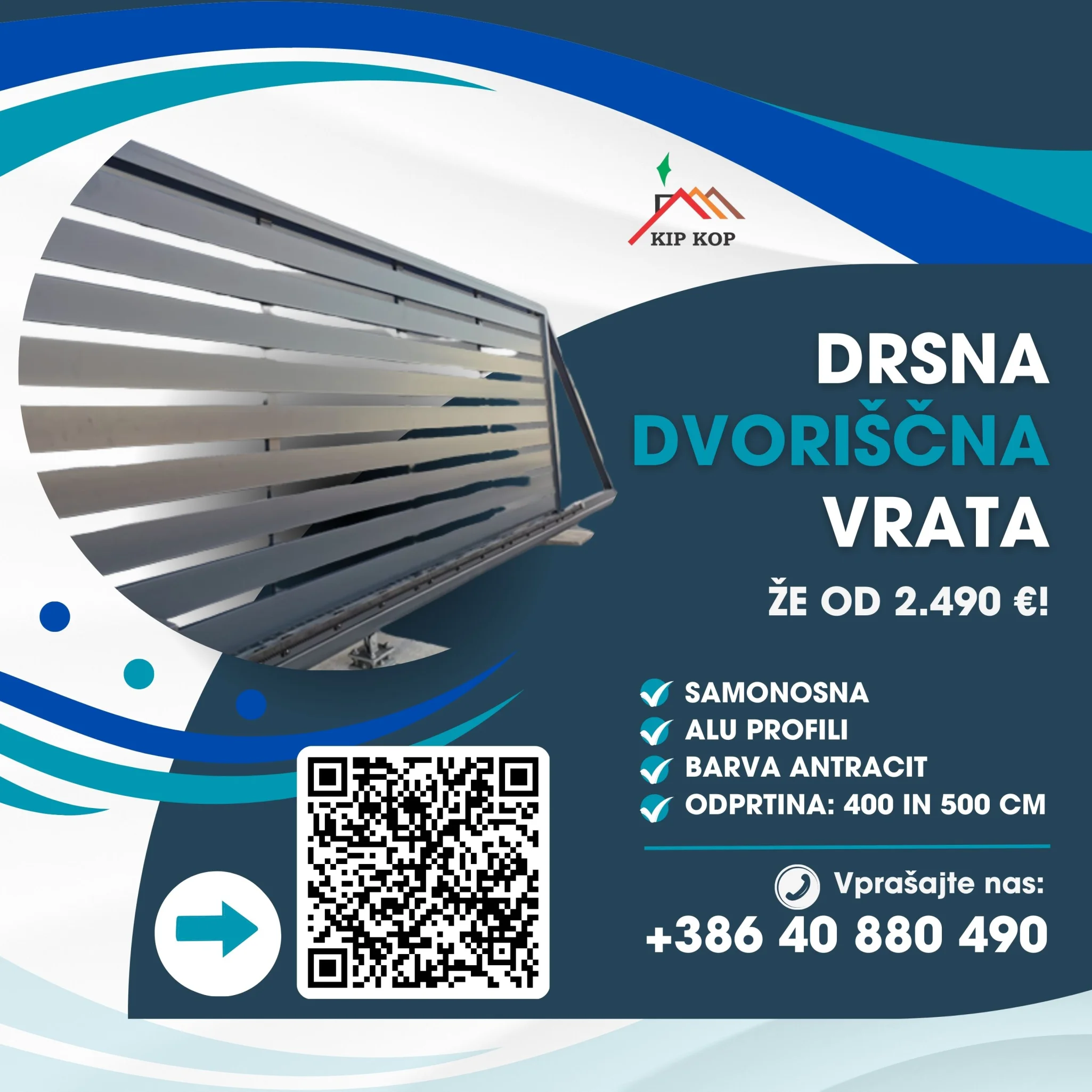 katero okovje za dvoriščna vrata